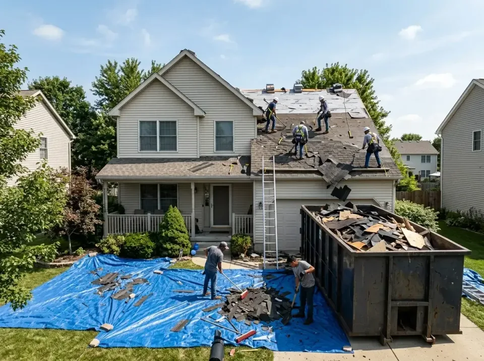roof-replacement-debris-remova-004 — frequently asked questions, Cheapest Dumpster Rentals in Syracuse, IN